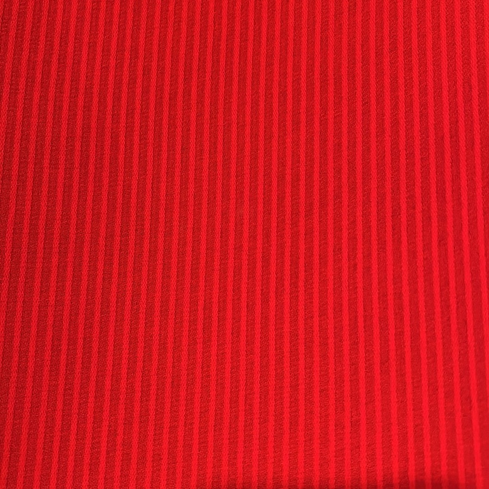 Red Ruffle Bell 3/4 Sleeve Tunic Top - Picture 5 of 7